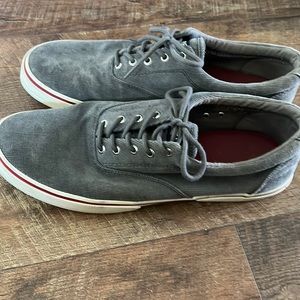 MENS GREY SPERRY SHOE/DECK SHOE